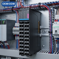 Módulo de E/S Digital PLC Mixto de 32 Canales Personalizable, 16 Entradas y 16 Salidas NPN para Sistemas de Automatización de Almacenes