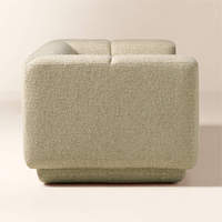 Canapé moderne de style italien pour salon, mobilier confortable de style contemporain pour la maison
