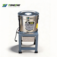 Trituradora/Picadora de Vegetales Multifuncional de Acero Inoxidable con Transmisión Eléctrica para Vegetales Duros y Alimento para Ganado