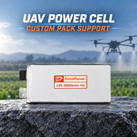 Cellule polymère LiHV LiPo semi-solide OEM 3,8 V 30000 mAh 10C pour pack de batterie de drone UAV