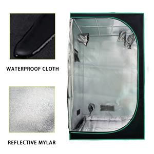Tente <span class=keywords><strong>de</strong></span> <span class=keywords><strong>culture</strong></span> d'intérieur <span class=keywords><strong>de</strong></span> 2,6x6 pieds/80x80x180cm-<span class=keywords><strong>Chambre</strong></span> <span class=keywords><strong>de</strong></span> <span class=keywords><strong>croissance</strong></span> hydroponique réfléchissante en mylar avec fenêtre d'observation <span class=keywords><strong>et</strong></span> assemblage sans outil - Product Image 3