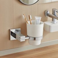 Porte-serviettes mural en acier inoxydable 304 noir, design moderne et durable, pour hôtels