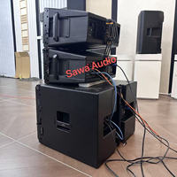 SAWA Audio HDL 28-A, enceintes actives à deux voies, double 8 pouces, système de sonorisation professionnel, ensemble d'enceintes DJ