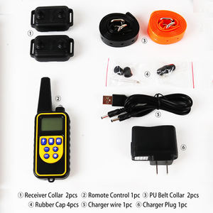 डो पीईटी शीर्ष विक्रेता 800m एलसीडी स्मार्ट कस्टम रिचार्जेबल निविड़ अंधकार इलेक्ट्रॉनिक सदमे दूरस्थ कुत्ता प्रशिक्षण कॉलर - Product Image 2