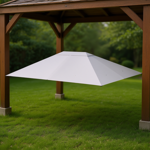 Couvercle supérieur d'auvent en tissu durable Platinum 10x13, installation rapide de remplacement pour gazebo et pergola - Product Image 2