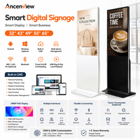 Kiosco Tótem con Pantalla Táctil LCD, con Clasificación IP54, Sistema Operativo Android/Windows, CMS Basado en la Nube, para Ascensores, Compras, Minoristas y Señalización