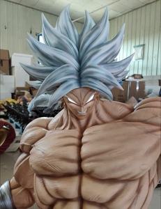 Estatua de Resina de <span class=keywords><strong>Broly</strong></span> Super Saiyan de Tamaño Real de <span class=keywords><strong>Dragon</strong></span> <span class=keywords><strong>Ball</strong></span> <span class=keywords><strong>Z</strong></span>, con Bola de Energía, Decoración Coleccionable - Product Image 4