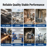 Monitor Kualitas Udara PM2.5 HIREP Industrial Akurasi Tinggi 0-100ug/m3 dengan Alarm Cahaya dan Perangkat Pengukur Debu yang Dapat Dihirup
