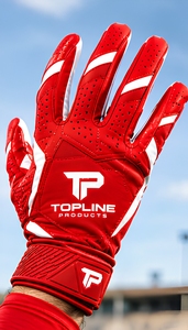 Gants de football américain sublimés personnalisés avec couleurs et logo d'équipe personnalisés - Product Image 3