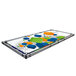 Promosyon ücretsiz profesyonel özel tasarım şekli Pop up Banner açık 2*1m reklam ekranı fuar bir çerçeve afiş - Product Image 2