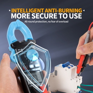 Fnirsi MC-40 DC/AC 600V AC 600A thông minh chống bỏng đúng RMS kẹp mét - Product Image 4