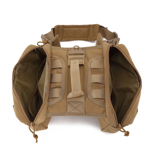 1000d ניילון כלב חבילת כלבם תיק אוכף תיק תיק עבור נסיעות קמפינג הליכה מטקטית מתכווננת לטקטית מחמד - Product Image 5