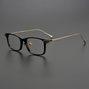 Gọng Kính Quang Học Nam Mới 2023 Gọng Kính Titan Acetate Có Tròng Kính Chống Xanh Gọng Kính Cao Cấp - Product Image 1