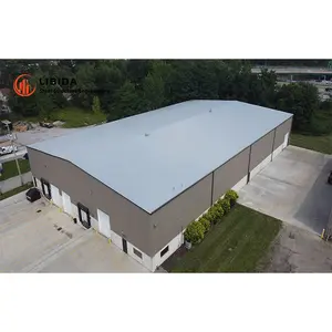 New Design Factory Workshop Cheap Metal Frame Construction Building Prefab Warehouse Structure Industrial Steel Building