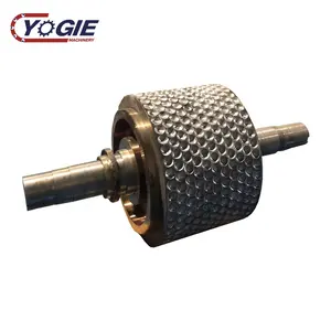 Oem Op Maat Gemaakte Hydraulische Verdichtende Pers Kolen Briket Machine Gelegeerd Staal Rol Grote Closed-End Roller Shell