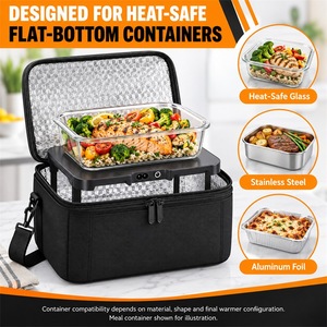OEM ODM Thermal Food Carrier with Strong Zipper Closure and Adjustable Warmth for Office and Home Use, Private Label Service - Product Image 4