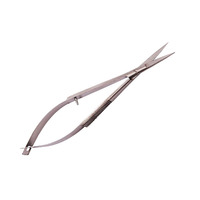 Ciseaux micro-lames droits de beauté les plus vendus, nouveau modèle, logo personnalisé, couleur unie, lame tranchante, manche en plastique pour le soin des cuticules et des ongles