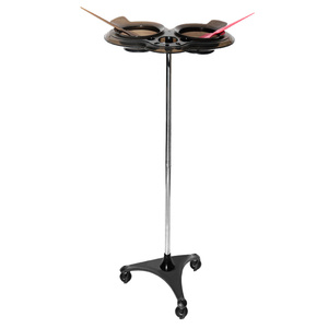 Nuestro estante para teñir el cabello presenta un diseño elegante y un organizador para un almacenamiento eficiente de los tubos de tinte para el cabello, mejorando la eficiencia del salón - Product Image 1