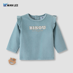 Set di abbigliamento in velluto comodo da ragazza <span class=keywords><strong>pantaloni</strong></span> lunghi a maniche lunghe per motivi a cartoni animati primaverili per bambini di <span class=keywords><strong>3</strong></span> anni più giovani - Product Image 2
