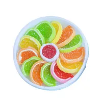 Pamuk şeker tedarikçisi toptan şeker doğal meyveli lezzet şekli yumuşak jöle şeker çocuklar için