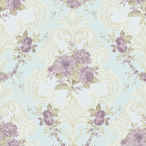 Beau Luxe Style Européen À Fleurs Papier Peint À La Maison de Conception - Product Image 1