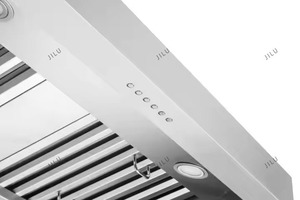 High Quality Commercial Household Kitchen Range Hood English Laser Printed LED Light Tempered Glass Free Spare <b>Vented</b> <b>Wall</b> Mount - Product Image 2
