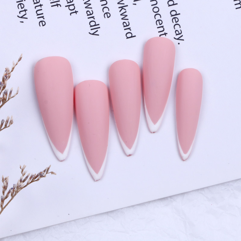 TSZS Высокое качество 500 шт. в коробке Гламур без следов ABS Половина матовый полное покрытие ложный стилет мягкие гелевые ногти Типсы