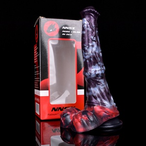 NNSX Flower Head Big <b>Dildo</b> Horse Cock Suction Cup Silicone Sex Toys for Women Vagina Anal Masturbation Horse <b>Dildo</b> 9 Inch - Product Image 6