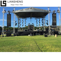 Evento de concierto al aire libre Plataforma de escenario portátil cubierta de aluminio equipo de escenario marco estructura de armadura escenario litedeck