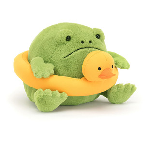 JC Stuffed Animal Soft Toy Ricky Rain Frog <strong>Rubber</strong> Ring Cute Plushies Amphibian Frog Stuffed Animal Plush <strong>Dolls</strong> For Birthday Gift - Product Image 1