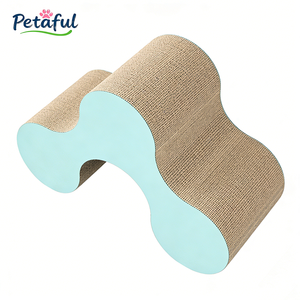 <span class=keywords><strong>Tunnel</strong></span> per Gatti a Forma di Nuvola, Tiragraffi Multifunzionale in Cartone Ondulato, Giocattolo Moderno per Gatti, Accessorio Ecologico per Animali Domestici - Product Image 3