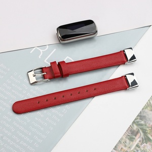 Bracelets de ceinture de montre en cuir véritable <span class=keywords><strong>pour</strong></span> femmes et hommes <span class=keywords><strong>pour</strong></span> <span class=keywords><strong>Fitbit</strong></span> Luxe Smartwatch - Product Image 3