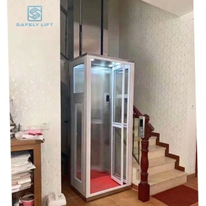 Kompakt Ev Asansörü Küçük Konut Asansörü Kolay Kurulum Hidrolik Villa Asansörü Otel Daire Kullanımı Paslanmaz Çelik - Product Image 5