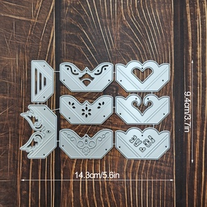 Modèles exclusifs matrice de découpe en métal Scrapbook Album en relief modèle d'artisanat carte d'invitation livre coin <span class=keywords><strong>Scrapbooking</strong></span> artisanat meurt - Product Image 5