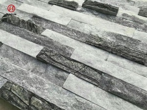 Vente directe usine – Carreaux muraux décoratifs extérieurs en <span class=keywords><strong>ardoise</strong></span> naturelle antique adhésive pour murs d'accentuation - Product Image 2