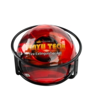 Extincteur à boule de feu en acier certifié 4000g CO2 ABC poudre sèche Type de poudre sèche boîtes d'extincteur en plastique mousse jetable