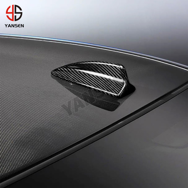 antenna universale a pinna di squalo per auto. Antenna radio FM/AM impermeabile con base adesiva per auto, SUV, camion e furgoni (nera