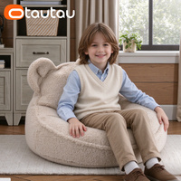 Housse de pouf moderne et mignonne pour enfants OTAUTAU, en fausse fourrure de cachemire épaisse et douce, housse amovible pour pouf, fauteuil paresseux SF157
