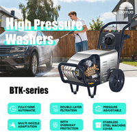 Nettoyeur haute pression série BTK 12-15L/min 80-140bar avec tête de pompe en laiton, largement utilisé dans le nettoyage commercial