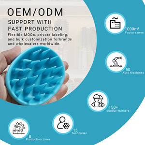 Cepillo Masajeador de Cuero Cabelludo de Silicona Premium, Uso en Seco y Húmedo, Hipoalergénico, Cepillo de Masaje de Silicona Suave para el Crecimiento del Cabello, para Todo Tipo de Cabello - Product Image 5