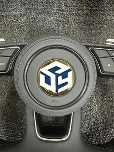 Volante Deportivo de Cuero Alcantara para VW/Volkswagen GTI, Compatible con Golf 6 7 Serie R, Passat B8 Mk7 MK8, <span class=keywords><strong>Arteon</strong></span>/CC, Modelos Jetta - Product Image 4