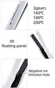 เครื่องยืดผม LED แบบไร้สายแบบพกพาเหล็กแบนสำหรับเดินทางโรงแรมและใช้งานกลางแจ้ง - Product Image 6