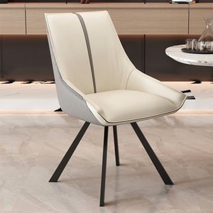 Wholesale <strong>Italy</strong> Kitchen Dinning Room Chair Italian Nordic Luxury Upholstered Fabric <strong>Leather</strong> Dining Chairs for Restaurant - Product Image 6
