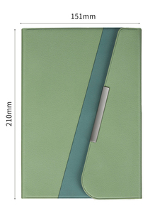 Carnet de notes A5 pliable en trois parties IStapromo Gifts, élégant et durable, avec pages lignées 80g, personnalisable avec logo, pour le bureau et les entreprises - Product Image 4
