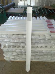 Poste Delimitador de Seguridad Vial Reflectante de PVC Blanco de Altura Personalizada para Advertencia en Carreteras - Product Image 2