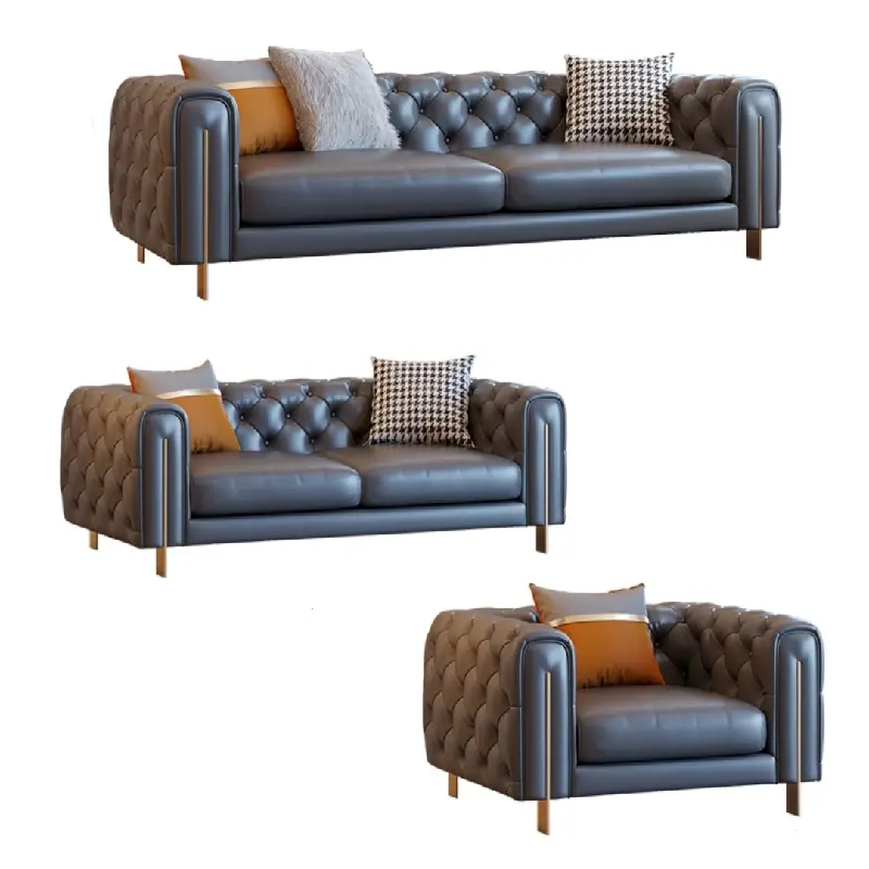 Lujo sofás hogar sofá conjunto diseños modernos para muebles de sala de estar