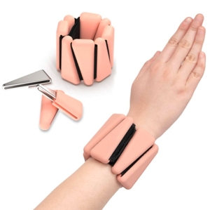 Pesas de Muñeca y Tobillo Ajustables de Silicona Marca WL MZ030 para Mujeres y Hombres, Ideales para Pilates y Ejercicios en Piscina - Product Image 3