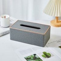 Luxe Marbre Texture En Cuir Serviette Boîte Organisateur pour Hôtels Restaurants Ménages pour Cuisine Salle De Bains Papier Tissu De Stockage