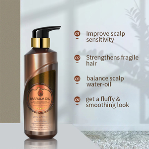 Champú de limpieza profunda OEM de aceite de Marula de 500ml para el cuidado del cabello del cuero cabelludo con picazón Control de aceite Antifrizz para todo tipo de cabello - Product Image 5