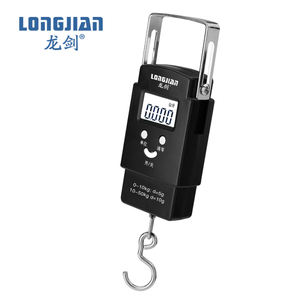 50kg/110lb डिजिटल इलेक्ट्रॉनिक सामान पैमाने पोर्टेबल सूटकेस पैमाने संभाला यात्रा बैग भार मछली हुक हैंगिंग स्केल - Product Image 2